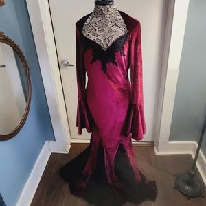 Widow Love Like Blood Maxi Dress